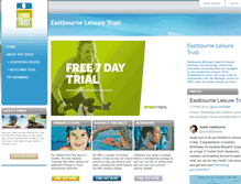 Tablet Screenshot of eastbourneleisurecentres.com